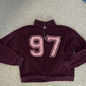 No boundaries quarter zip sweatshirt